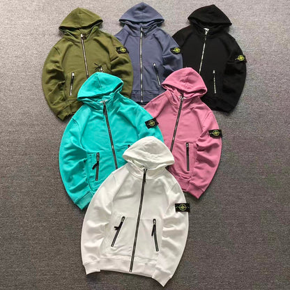 FELPA ZIP HOODIE STONE ISLAND