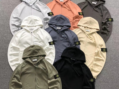 FELPA ZIP HOODIE STONE ISLAND