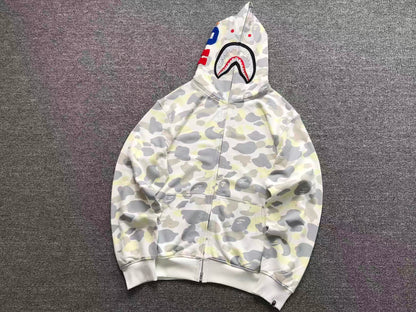 FELPA ZIP BAPE HOODIE