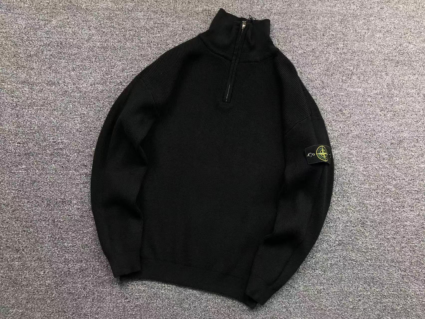 FELPA QUARTER ZIP STONE ISLAND