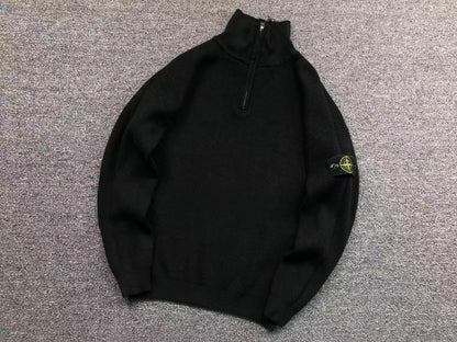 FELPA QUARTER ZIP STONE ISLAND
