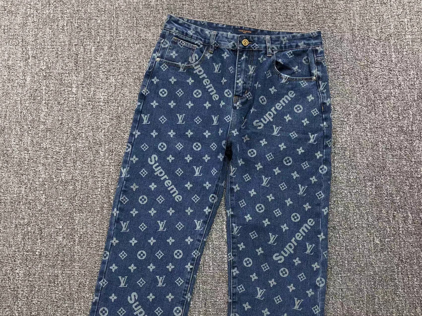 JEANS LV x SUPREME