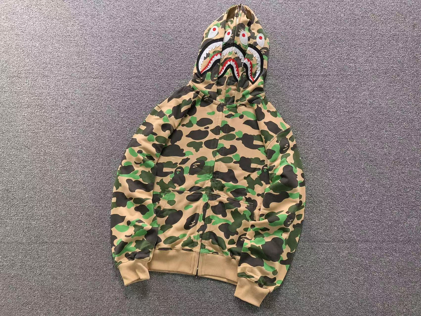 FELPA ZIP BAPE HOODIE
