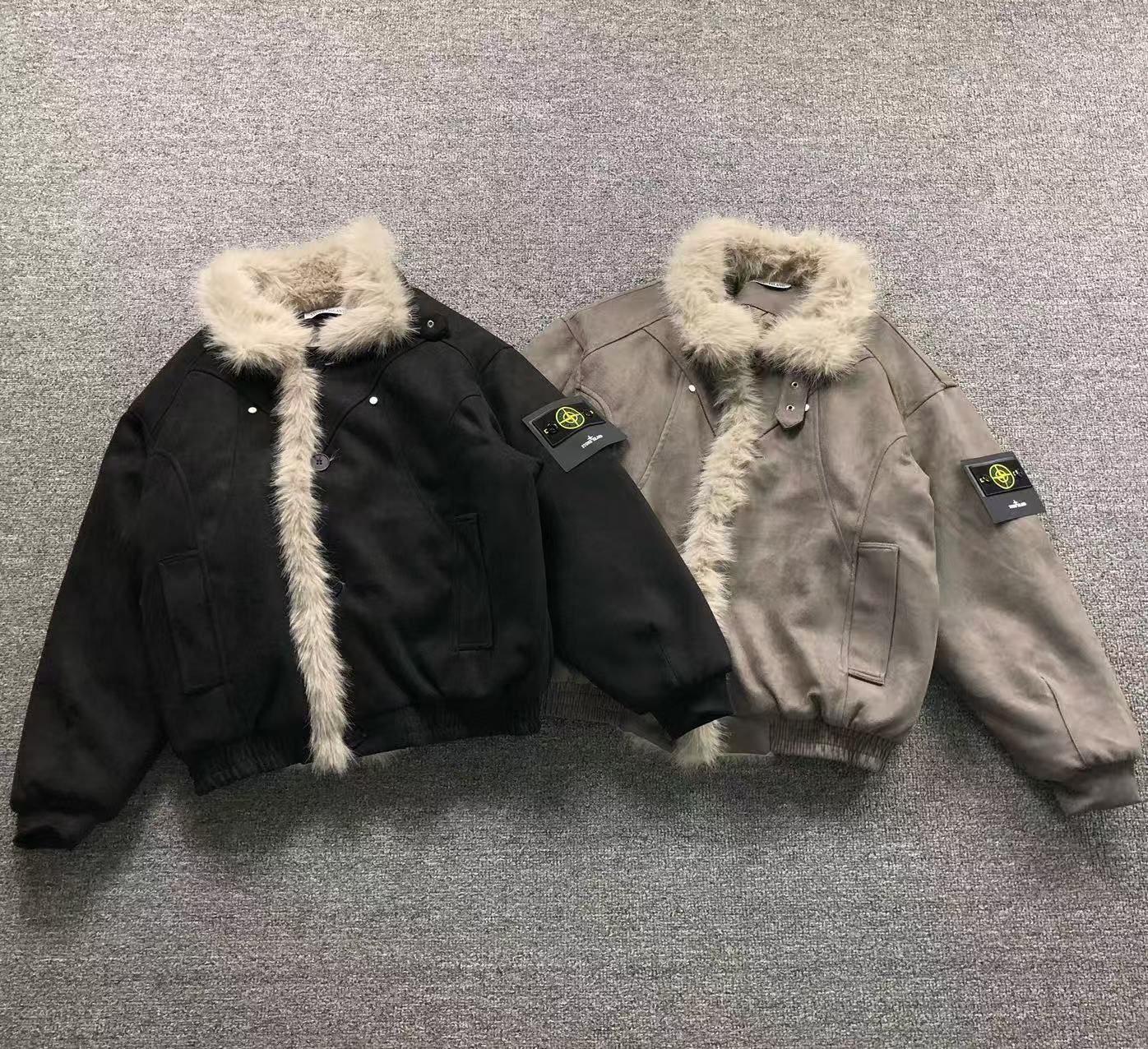 GIACCA STONE ISLAND CON PELO