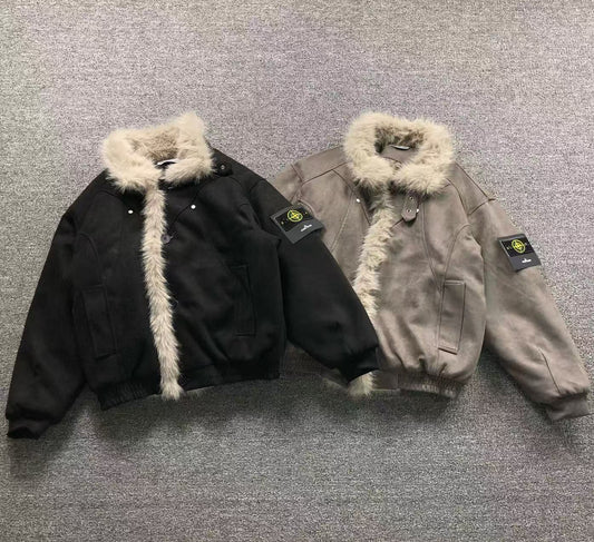 GIACCA STONE ISLAND CON PELO