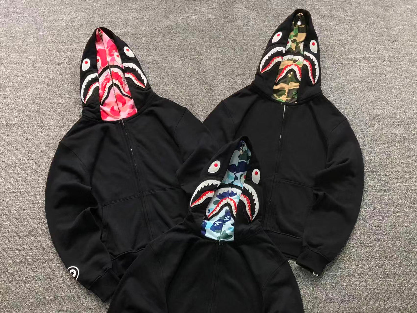 FELPA ZIP BAPE HOODIE