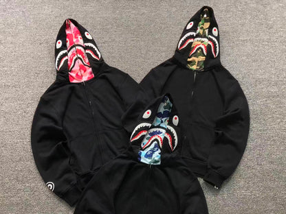 FELPA ZIP BAPE HOODIE