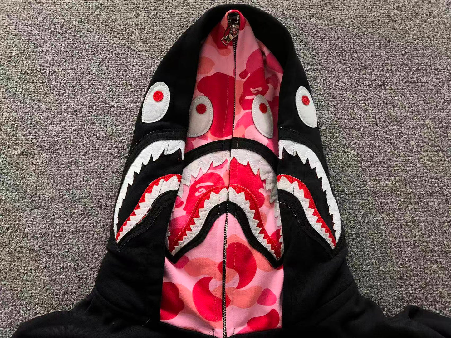 FELPA ZIP BAPE HOODIE