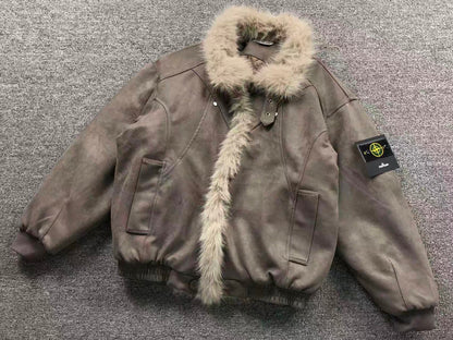 GIACCA STONE ISLAND CON PELO