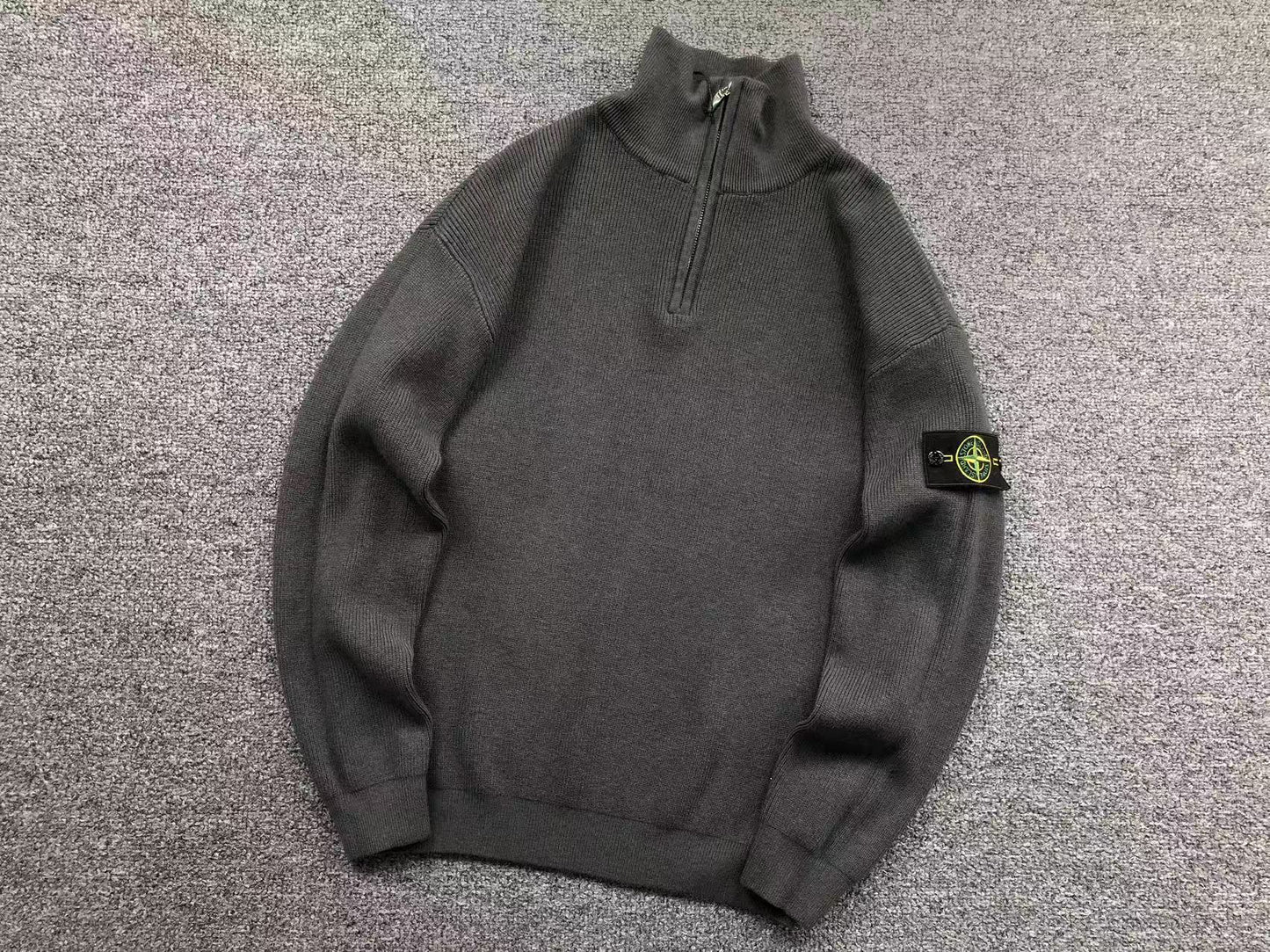 FELPA QUARTER ZIP STONE ISLAND