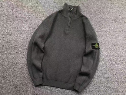 FELPA QUARTER ZIP STONE ISLAND