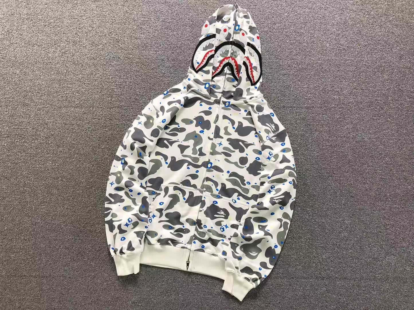 FELPA ZIP BAPE HOODIE