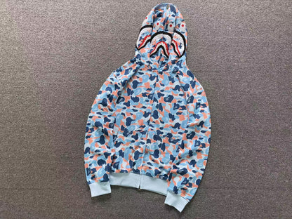 FELPA ZIP BAPE HOODIE
