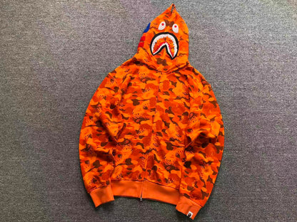 FELPA ZIP BAPE HOODIE