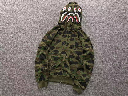 FELPA ZIP BAPE HOODIE