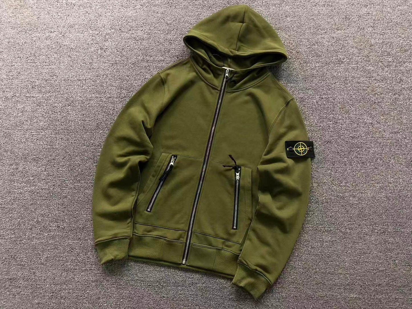 FELPA ZIP HOODIE STONE ISLAND