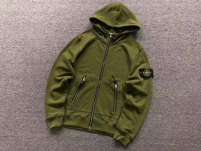 FELPA ZIP HOODIE STONE ISLAND