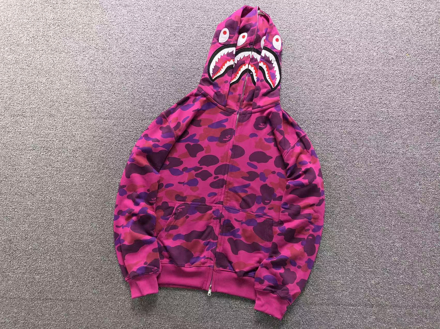 FELPA ZIP BAPE HOODIE
