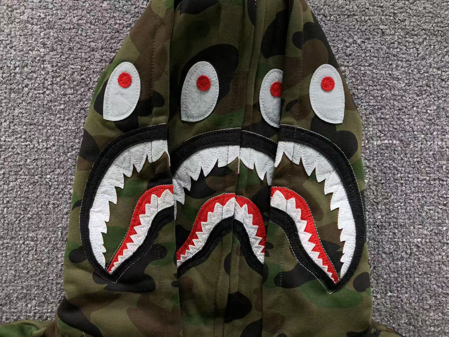 FELPA ZIP BAPE HOODIE