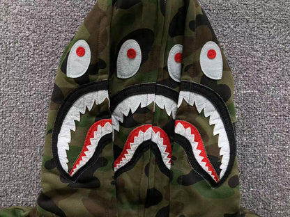 FELPA ZIP BAPE HOODIE